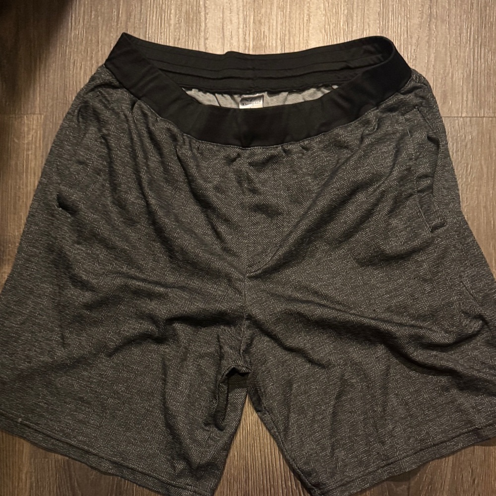 Men's  Champion Black and Gray Shorts